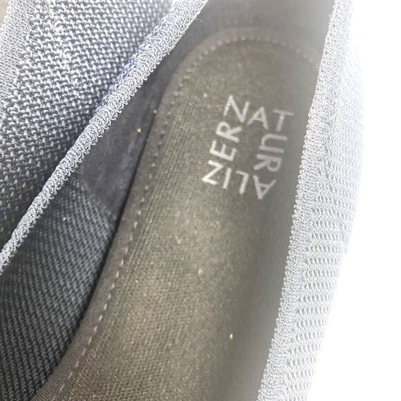 Naturalizer Hunter Navy Flyknit Fabric Flats Pointed Toe Size 9.5 New In Box - Picture 6 of 10